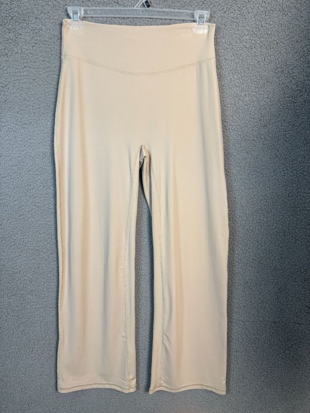 G4Free Women's  Skin Friendly High Waist Yoga Pants  Beige Size Large NWT's.